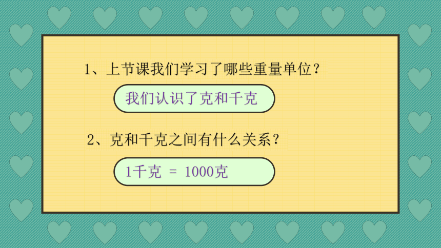 二年级下册数学课件—第八单元《估计物体有多重》人教版（19页ppt）