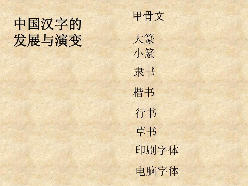 中国汉字演变 课件（43张PPT）