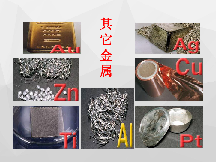 科粤化学九下 6.1 金属材料的物理特性（13张PPT）