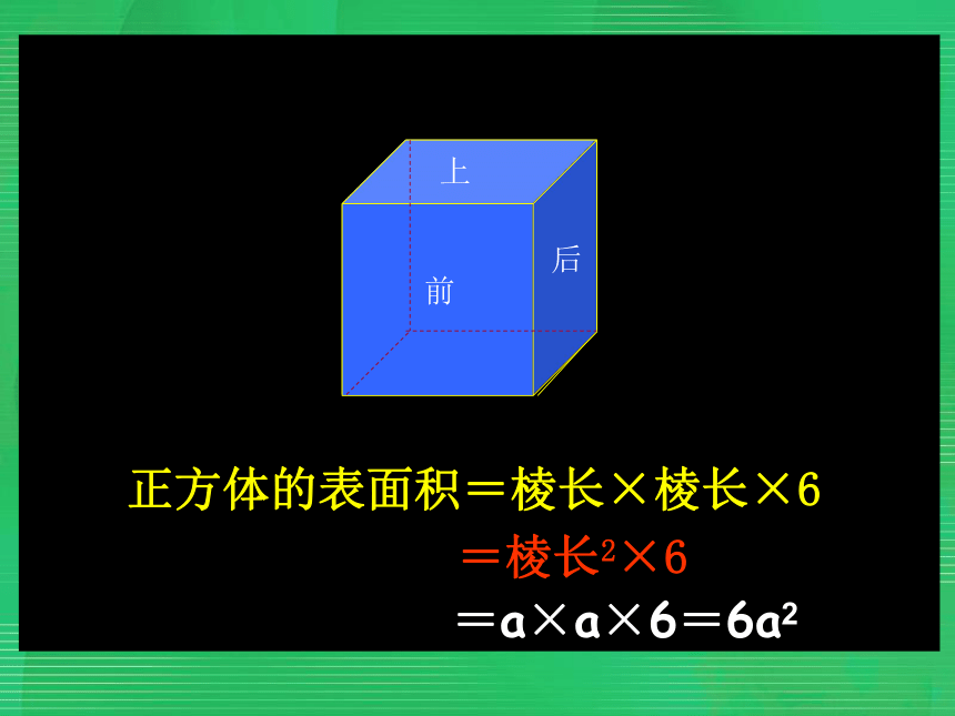 人教新课标数学五年级下册《长方体、正方体表面积的计算》ppt课件