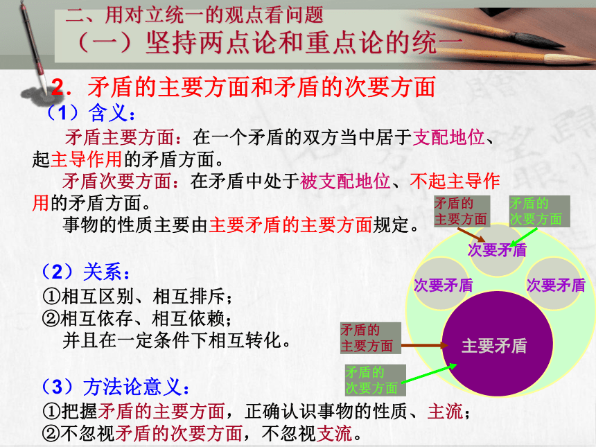 用对立统一的观点看问题课件(共20张PPT)