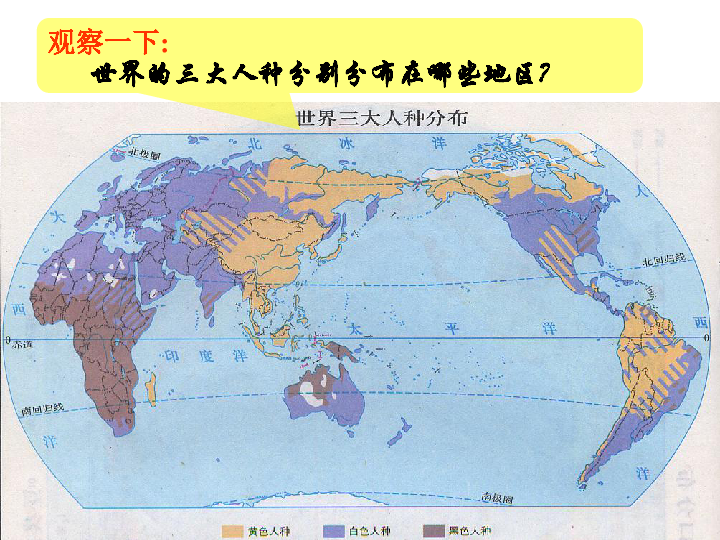 沪教版六年级下册全球篇4人口资源与环境42世界的人种宗教和语言共44