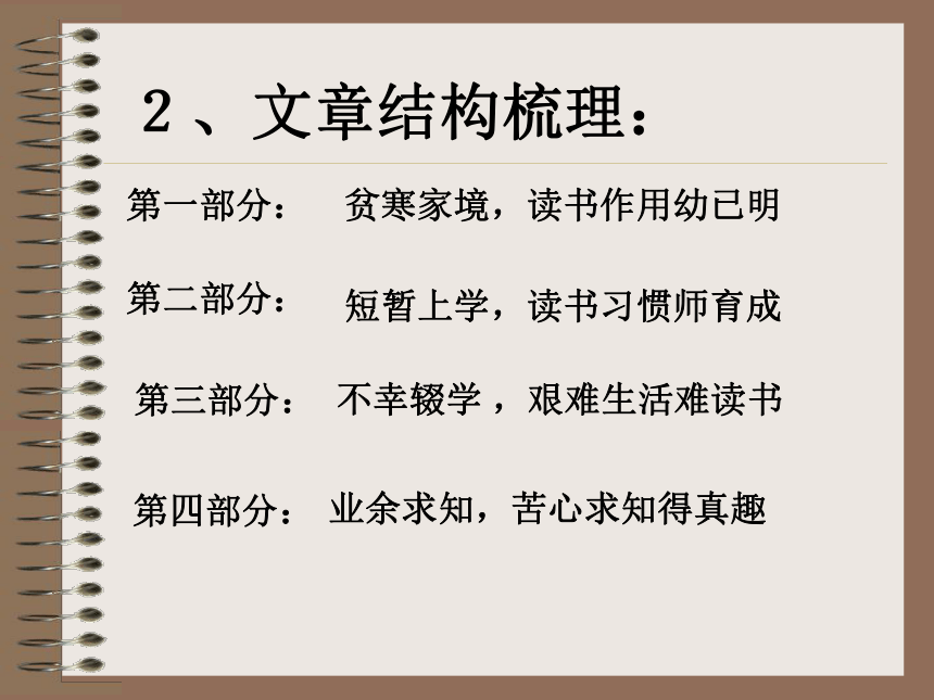 高中语文沪教版第三册1.3《幼学纪事》课件