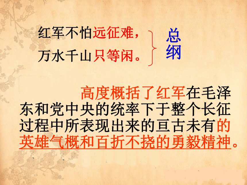 六年级下册语文13.毛泽东诗词两首  课件