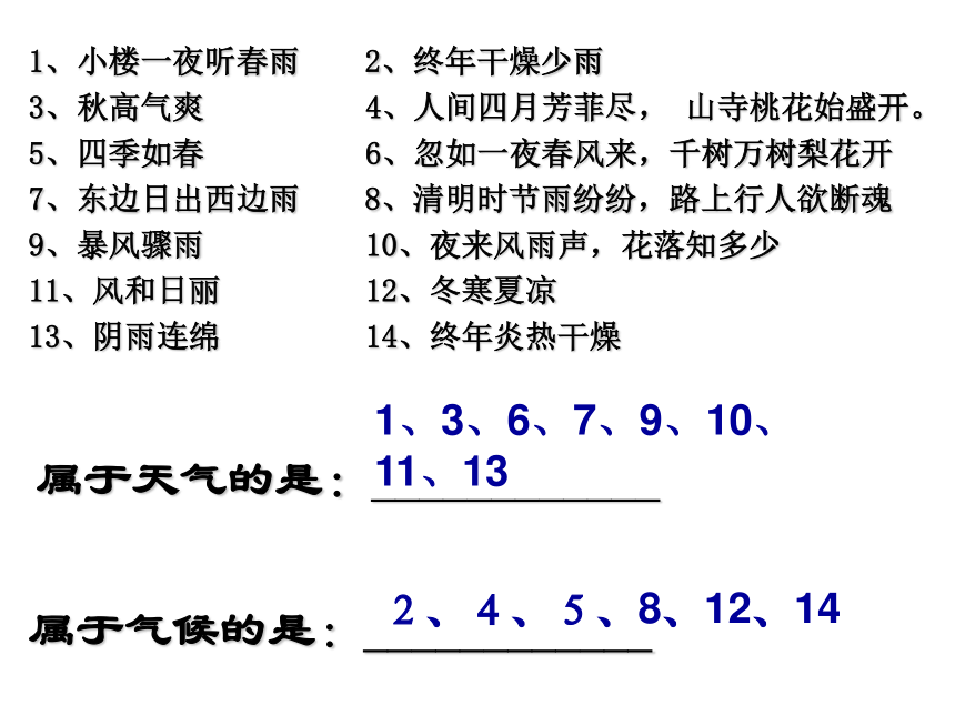 湘教版八年级地理会考专题复习课件——专题4气候（共45张PPT）