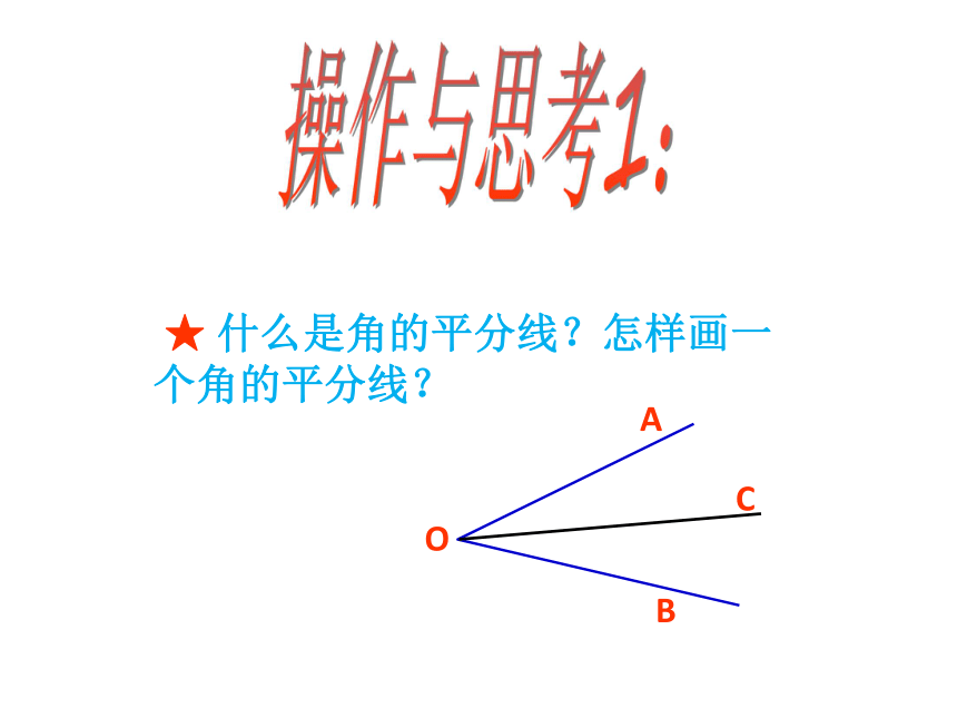 人教版八年级数学上册12.3 角平分线的性质与判定 课件