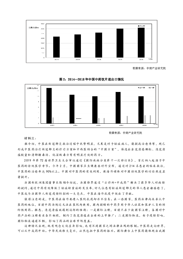 广东省 2020届高三年级高考押题语文试题卷（word含答案）