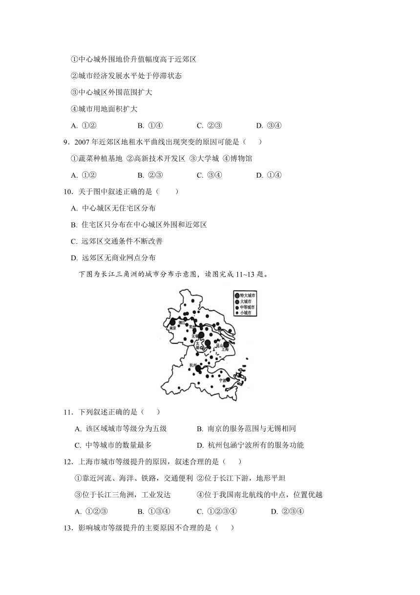 福建省莆田九中2017-2018学年高一下学期第二次月考地理试卷（pdf版，含答案）