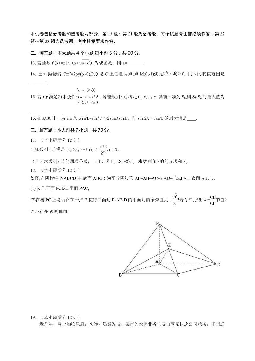 辽宁省葫芦岛市2017届高三第二次（5月）调研考试数学理试题