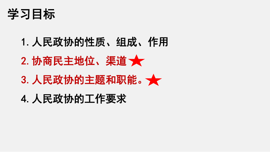 高中政治教版必修二政治生活7.2 中国人民政治协商会议课件(共29张PPT)