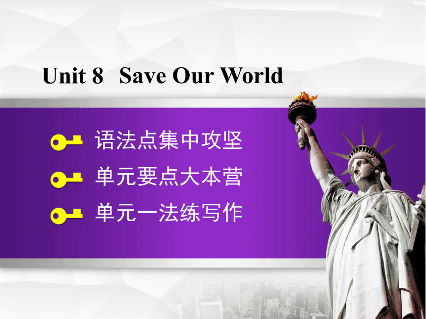 Unit 8 Save Our World. 语法写作课件