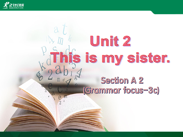 Unit 2 This is my sister.Section A  Grammar focus--3c 课件