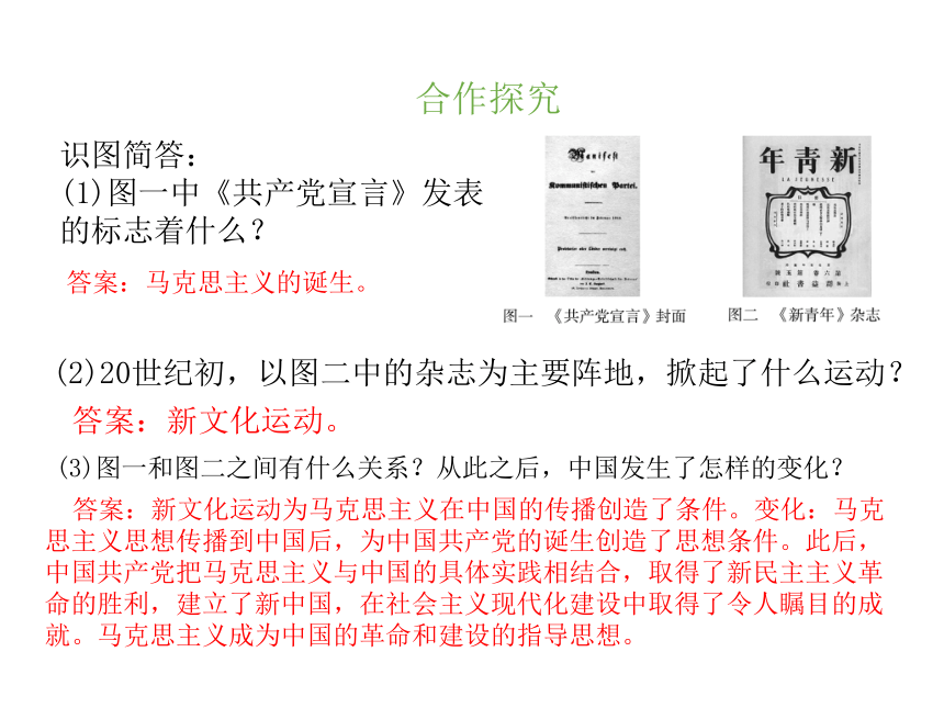 部编版九年级历史上册第21课　马克思主义的诞生和国际工人运动的兴起练习课件(共25张PPT)