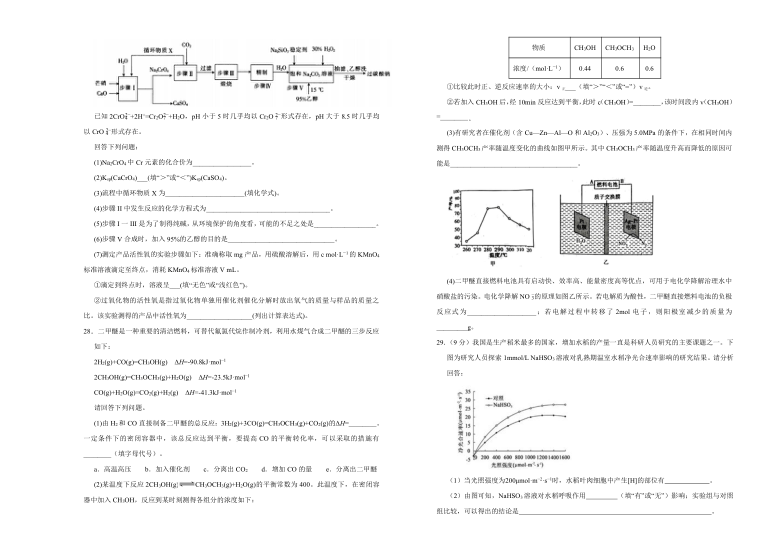 （全国I）2021届高三下学期3月第二次模拟考试卷 理综（一）Word版含答案