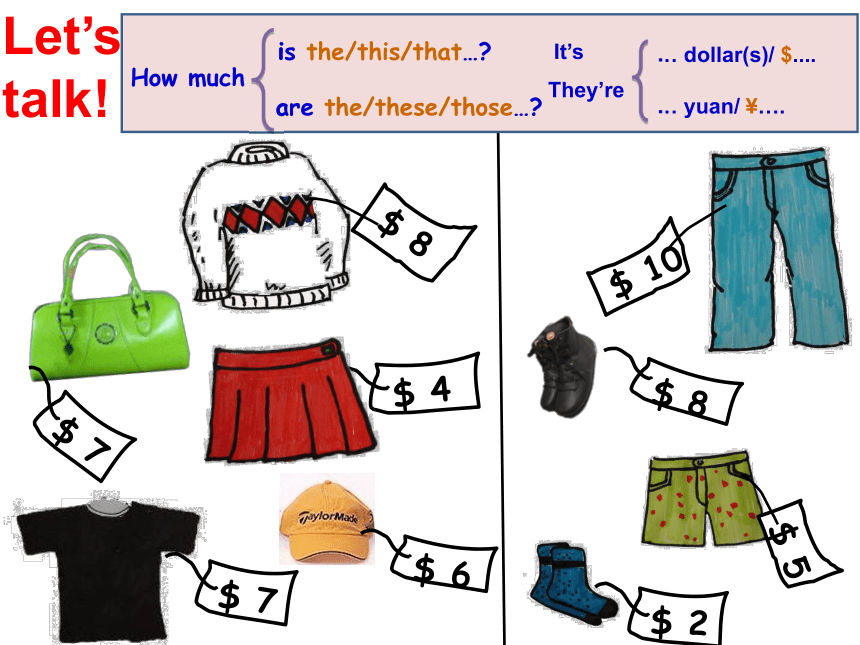Unit 7 How much are these socks?（Section A 2e-3c）