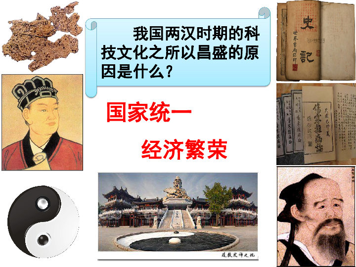 人教版七上第15课 两汉的科技和文化 课件(24张)