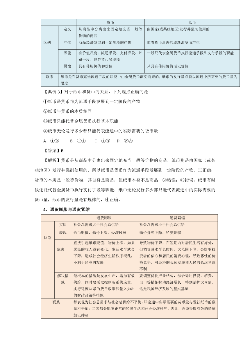 K三关 高一政治人教版必修1（第01单元） 含解析