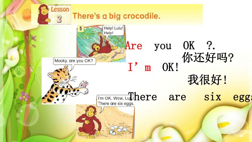 Lesson 2 There’s a big crocodile 课件