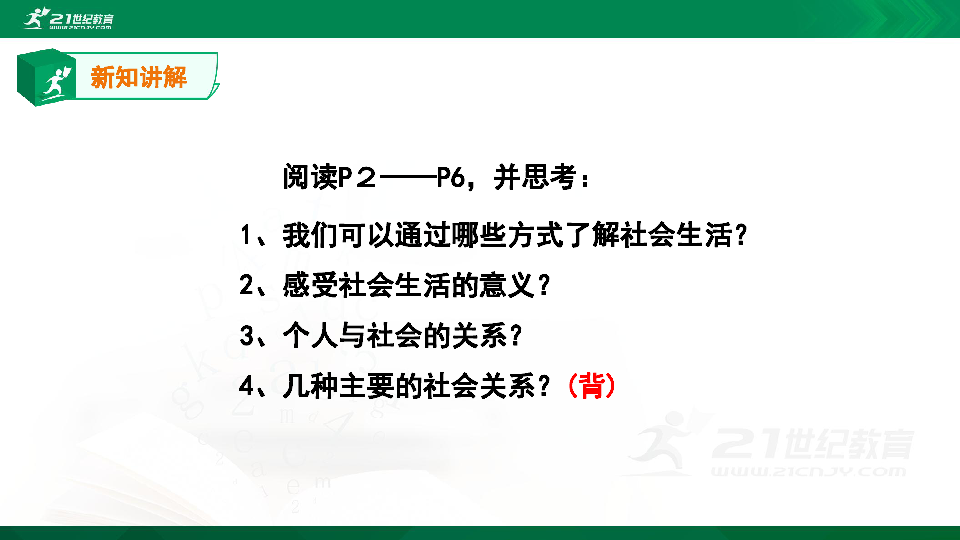 1.1我与社会 课件