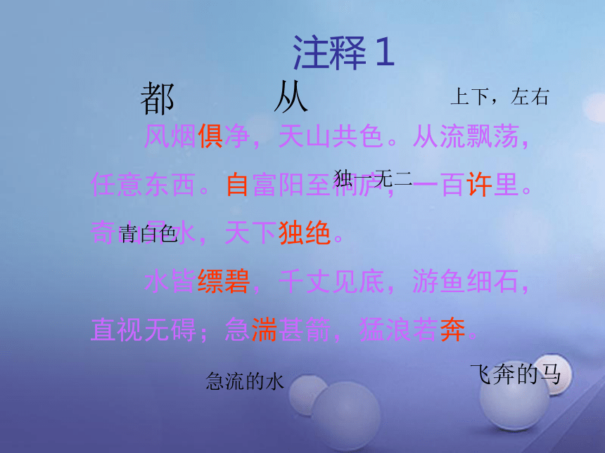 与朱元思书课件