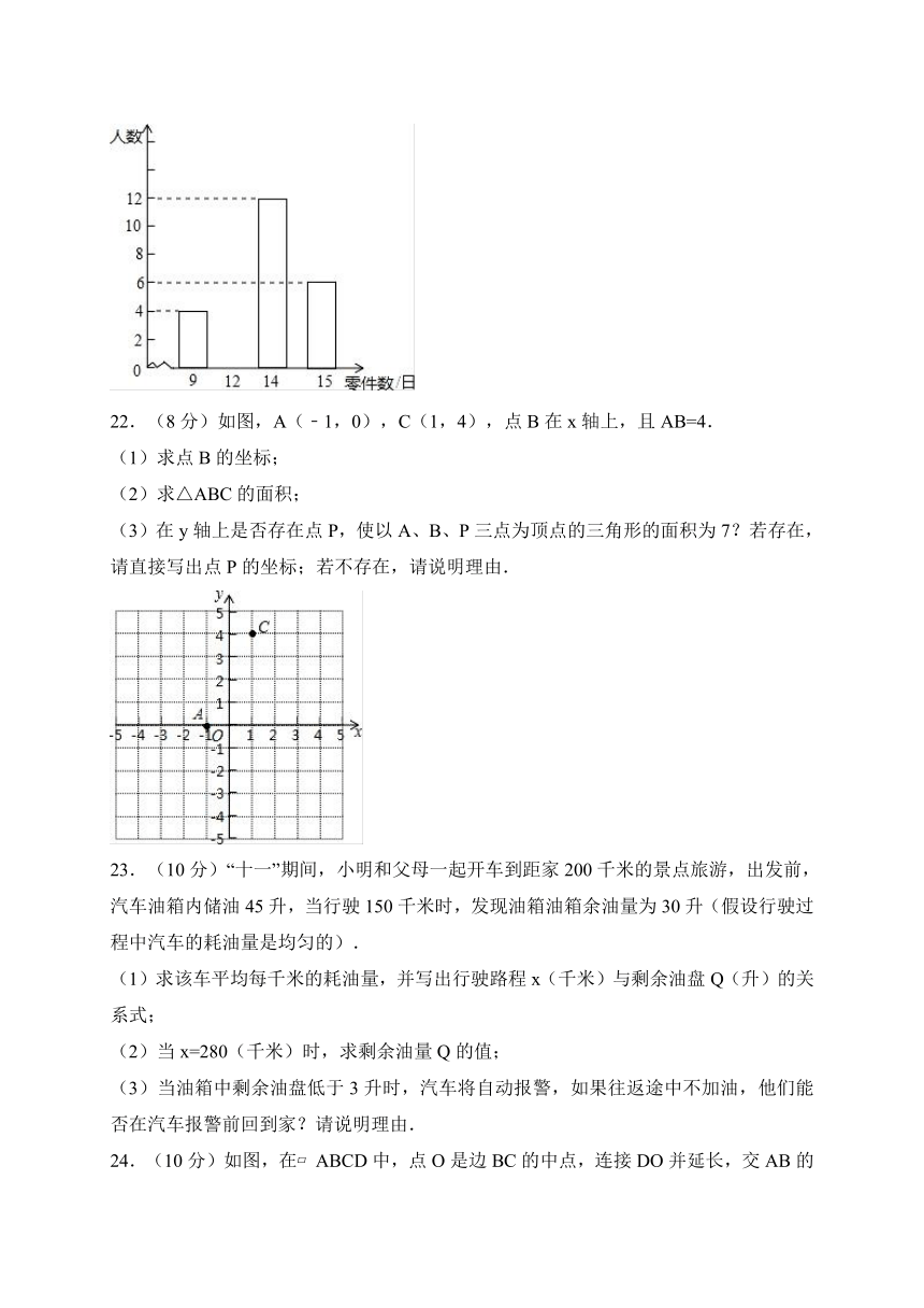 河北省唐山市乐亭县2017-2018学年八年级下学期期末考试数学试题（WORD版含答案）