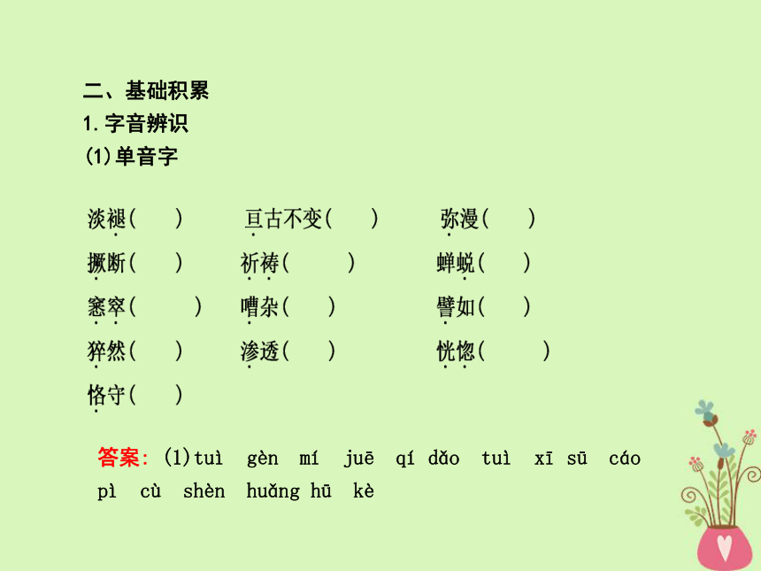 2018版高中语文专题1珍爱生命向死而生我与地坛（节选）课件苏教版必修2