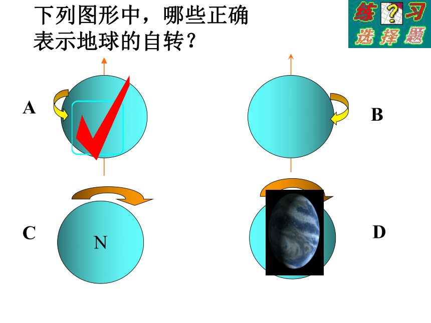 中图版八年级地理上册第1章 第一节 地球的自转和公转（共53张PPT）