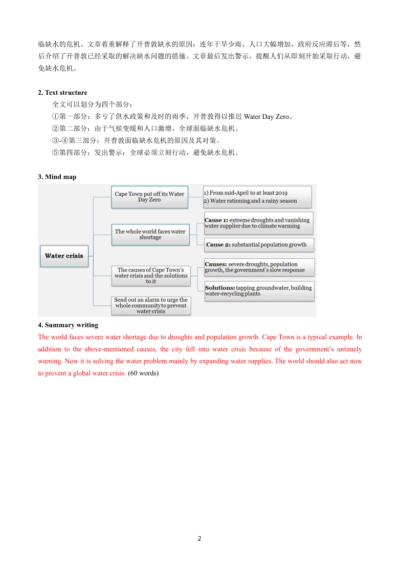 高中英语高考三轮冲刺：概要写作精选精讲解析 （外刊改编）