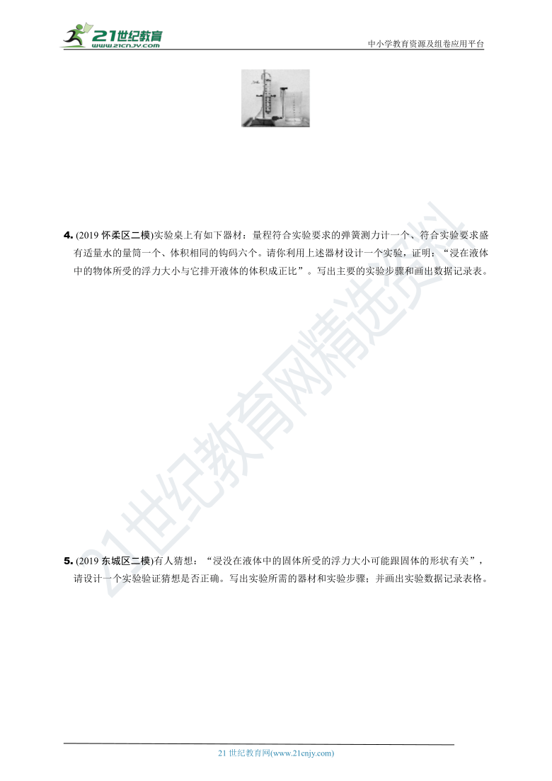 【冲刺2021中考物理二轮复习重点题型突破】（北京课改版） 专题十四　实验设计（含答案解析）