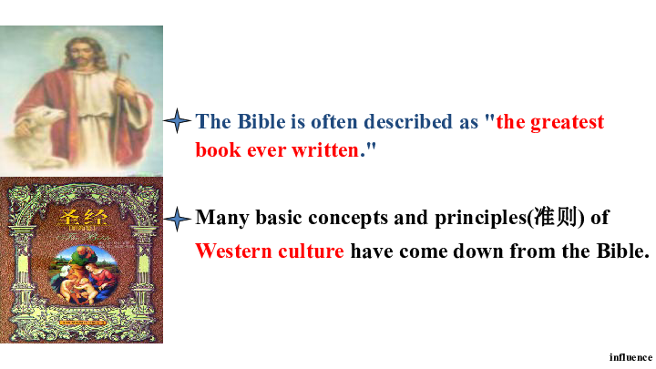 Unit 4 Behind beliefs Reading(1)：Biblical idioms in English 课件（39张）