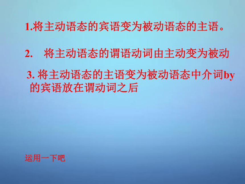 主动和被动语态全解课件