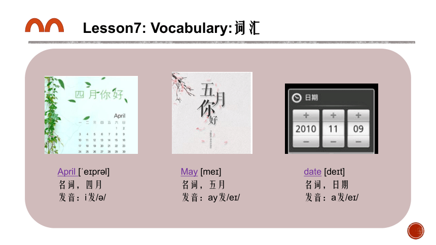 Lesson7 What's the date today 课件(共28张PPT)