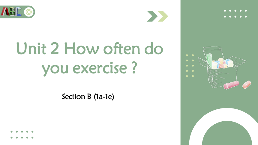 Unit 2 How Often Do You Exercise Section B (1a-1e) 原创教学课件(共33张PPT)-21世纪教育网