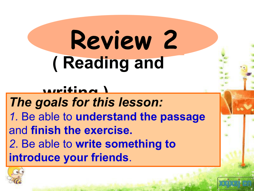 广东版开心学英语五年级下册Review 2 课件