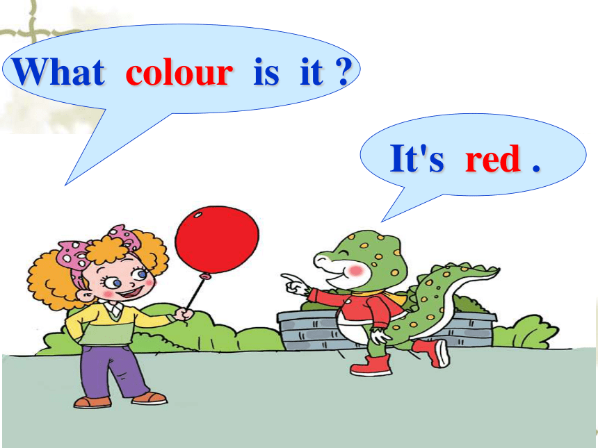英语三年级上鲁科版 Unit 6 Colour Lesson 1 It`s red课件1