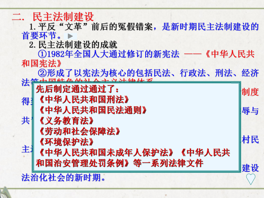 人教版历史（中职）中国现代史：第四章 社会主义现代化建设新时期的政治经济概况 课件（112张PPT）