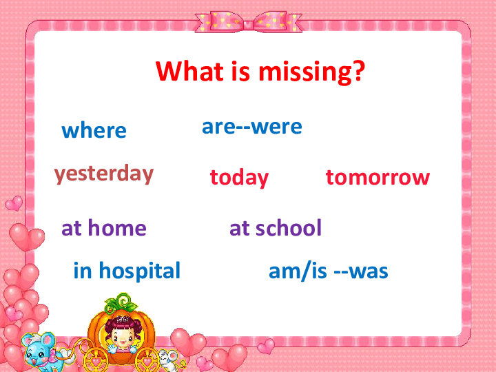 Unit 10 Where were you yesterday? 课件