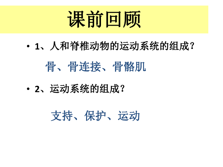 北师大版初中生物八年级上册 5．15．2 动物运动的形成 课件（共36张PPT）