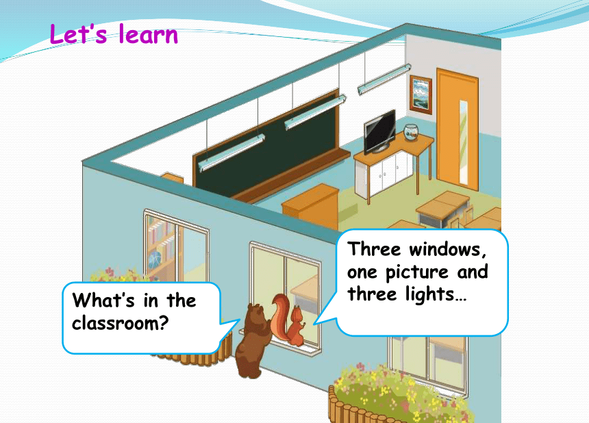 Unit 1     My Classroom PA Let’s learn 课件 21张