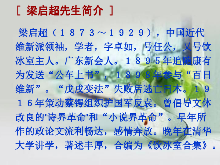 初中 语文 北京课改版 八年级上册(2017) 旧版资料 第五单元 18 记梁