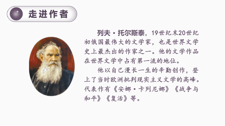 課下可以找托爾斯泰的《鯊魚》讀一讀,推測老炮手的思維過程,交流對老