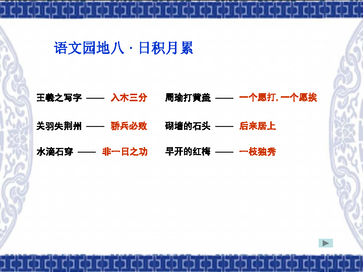 四年级下册语文课件- 日积月累八 《有趣的歇后语》人教新课标 (共41张PPT)