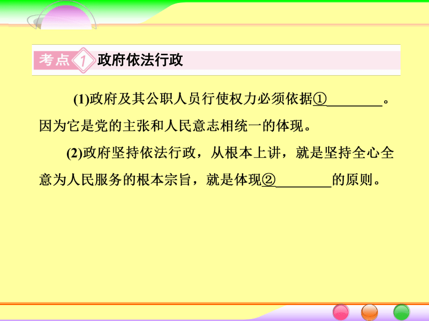 2014届高考政治[必修2]一轮总复习课件：2.4我国政府受人民的监督