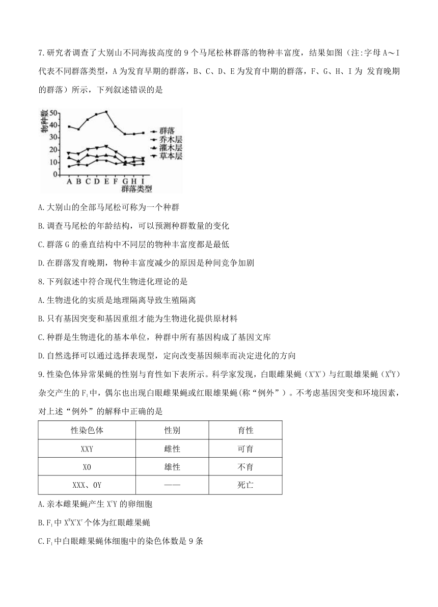 江苏省南京市2017届高三第三次模拟考试 生物