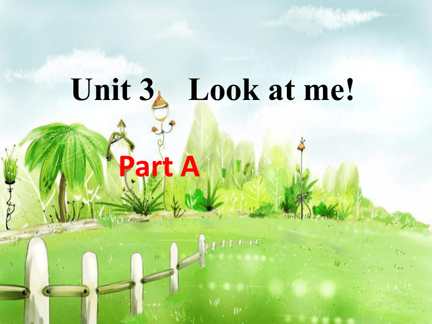 Unit 3 Look at me Part A 复习课件 25张
