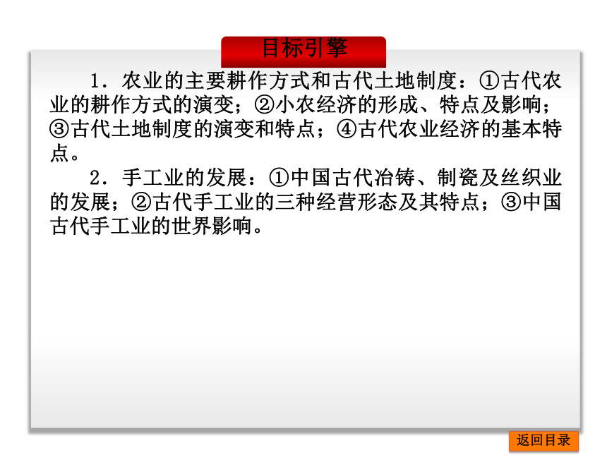 2014届高考历史一轮复习课件：专题8-古代中国经济的基本结构与特点-历史-人民版（共99张PPT）