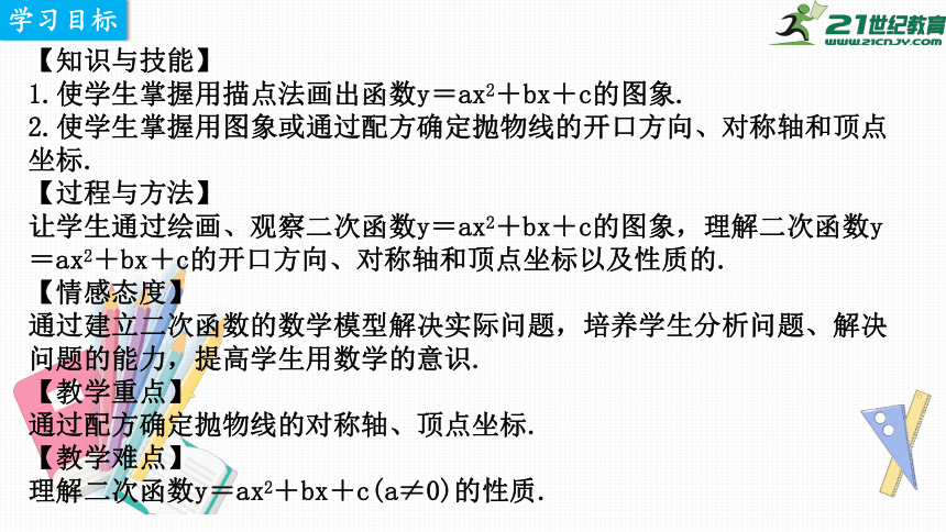 第21章 21.2.2 第4课时 二次函数y=ax^2+bx+c的图象和性质 课件（共23张PPT）