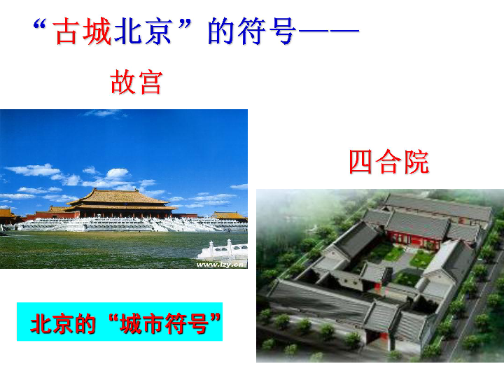 人教版八年级地理下册第6章第4节祖国的首都——北京（58PPT）