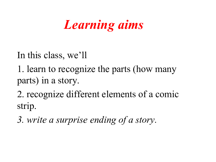 Unit 1 The world of our senses Task(1)Telling a story 课件（22张）