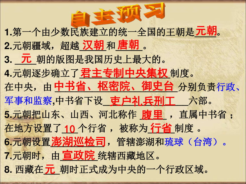 元朝的统治课件 (共31张PPT)